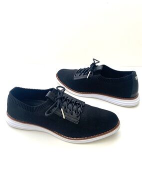 Cole Haan Women's Black ØriginalGrand Stitchlite Wingtip Oxfords Sz 6.5